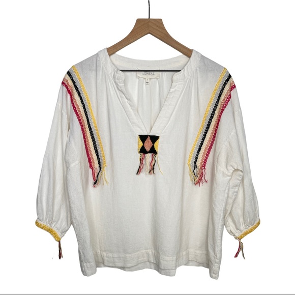 ♦️SOLD♦️The GREAT. The Adobe Embroidered Tunic - Picture 3 of 15